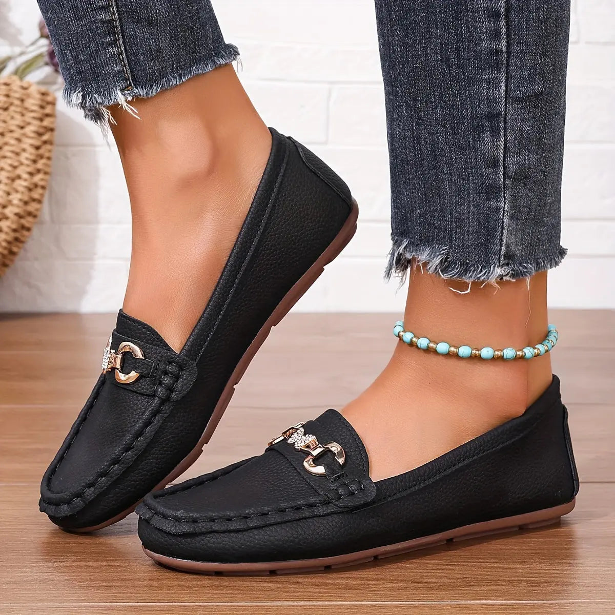 Womens Fashion Pull on Butterfly Decoration Strap Diamond Ladies Shoes - NEXTRENDBAHRAIN