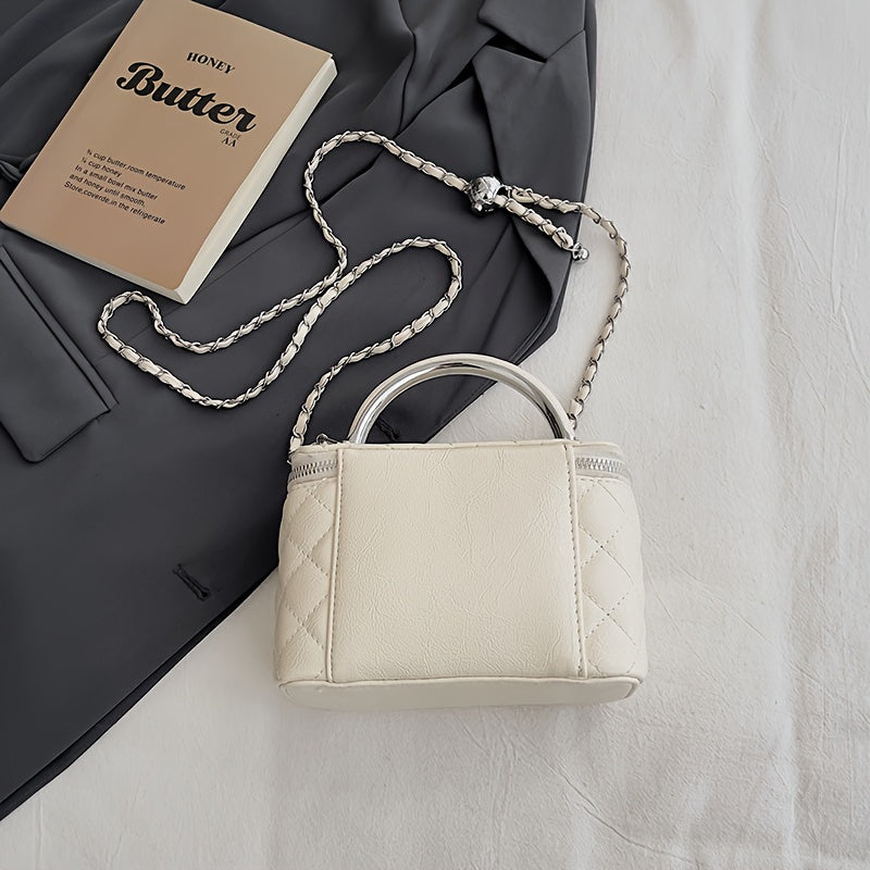 2024 New Summer High-end Chain Mini Crossbody Box Bag For Women, With A Delicate And Mini Style Design. - NEXTRENDBAHRAIN