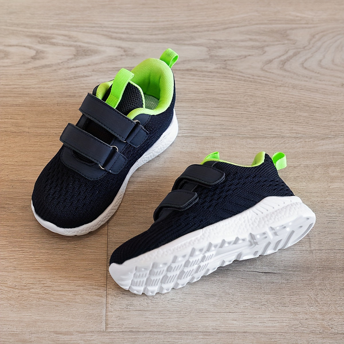 Casual Breathable Woven Shoes For Boys, Lightweight Non Slip Low Top Lace Up Running Shoes For Indoor Outdoor, All Seasons - NEXTRENDBAHRAIN