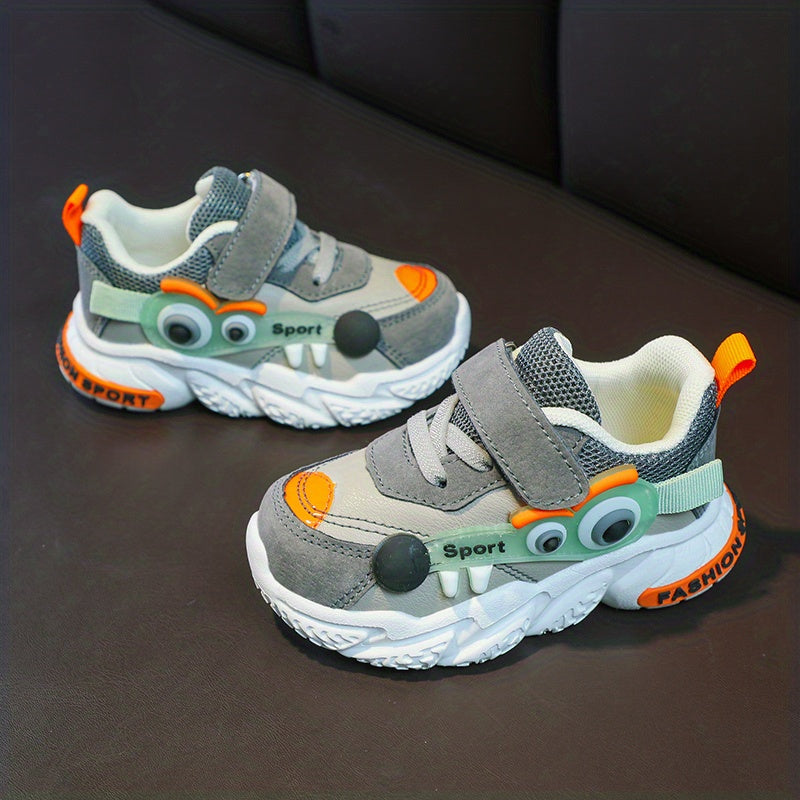 Cute And Comfy Boys' Sneakers - Breathable, Shock Absorbing, Non-Slip Outdoor Shoes - NEXTRENDBAHRAIN