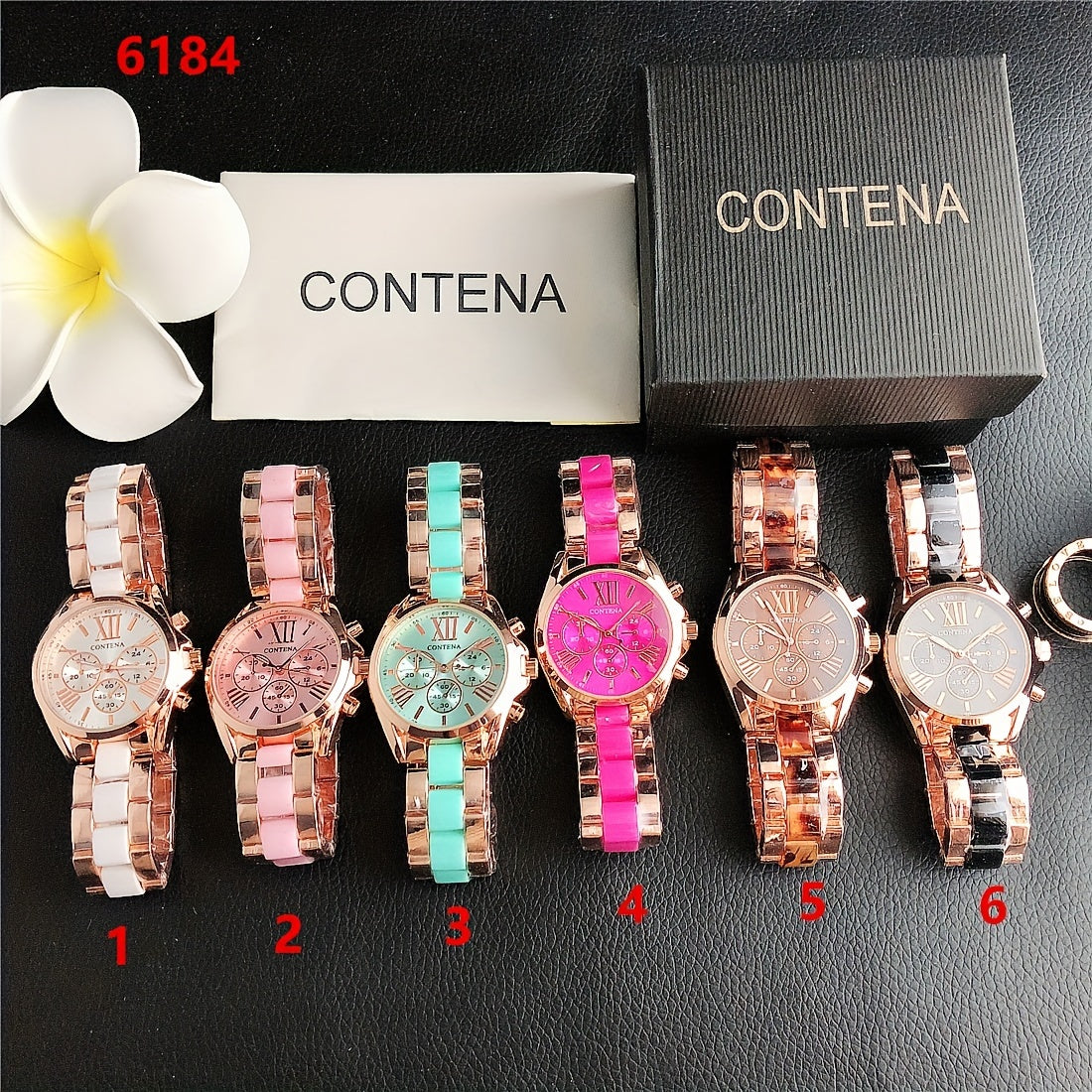 1pc Matching Contena Luxury Rose Golden Quartz Watches, Women's Fashion Wristwatch Set With Roman Numerals, Elegant Female Timepieces For Daily Life And Travel (Watch Only) - NEXTRENDBAHRAIN