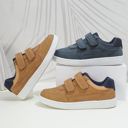 Casual Comfortable Low Top Sneakers For Boys, Lightweight Non-slip Skateboard Shoes For All Seasons - NEXTRENDBAHRAIN