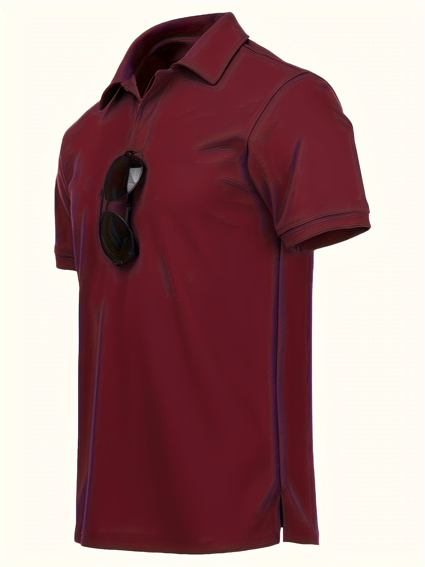 Casual Stretch Men's Breathable Sports Short Sleeve Lapel Shirt, Golf And Tennis, Summer Outdoor NEXTRENDBAHRAIN