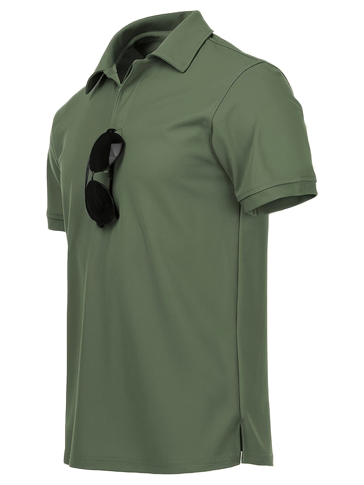 Casual Stretch Men's Breathable Sports Short Sleeve Lapel Shirt, Golf And Tennis, Summer Outdoor NEXTRENDBAHRAIN