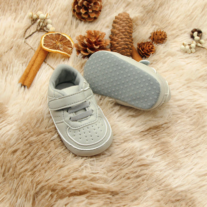 Baby Boys Toddler Hook & Loop Fastener Sneakers - Lightweight, Comfortable & Non-Slip for Indoor & Outdoor Wear! - NEXTRENDBAHRAIN