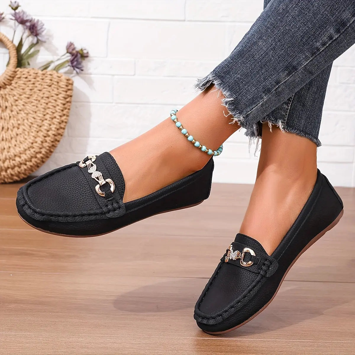 Womens Fashion Pull on Butterfly Decoration Strap Diamond Ladies Shoes - NEXTRENDBAHRAIN