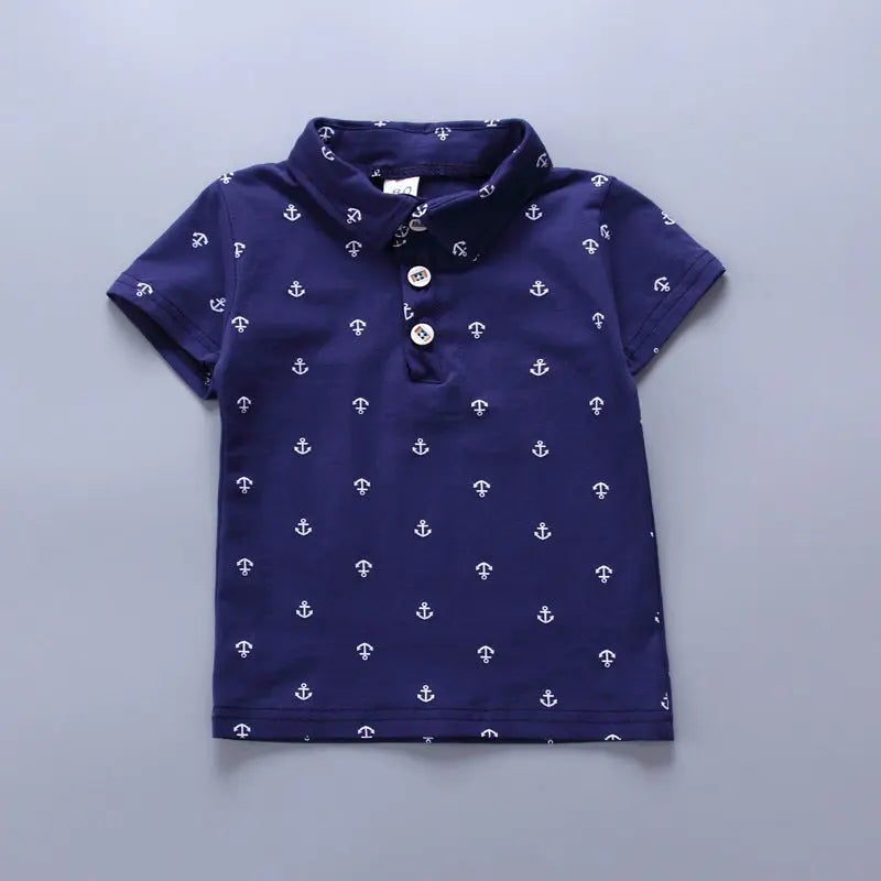 Adorable & Shorts Set for Your Little Sailor - 2pcs Baby Boys Clothes - NEXTRENDBAHRAIN