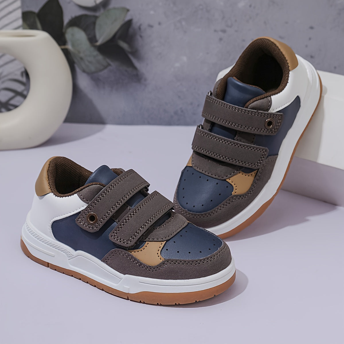 Casual Comfortable Low Top Sneakers For Boys, Wear-resistant Breathable Skateboard Shoes For All Seasons - NEXTRENDBAHRAIN