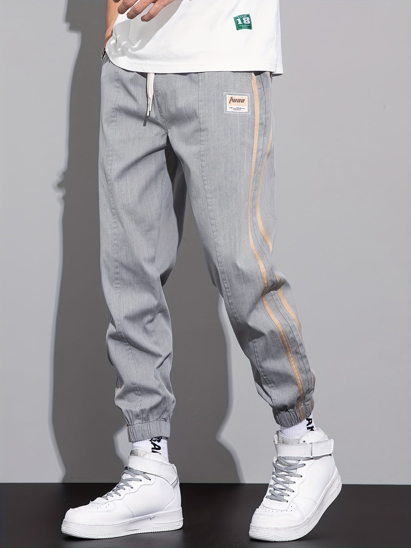 Drawstring Sweatpants Loose Fit Pants Men's Casual Joggers For Men Spring Fall Running Jogging - NEXTRENDBAHRAIN