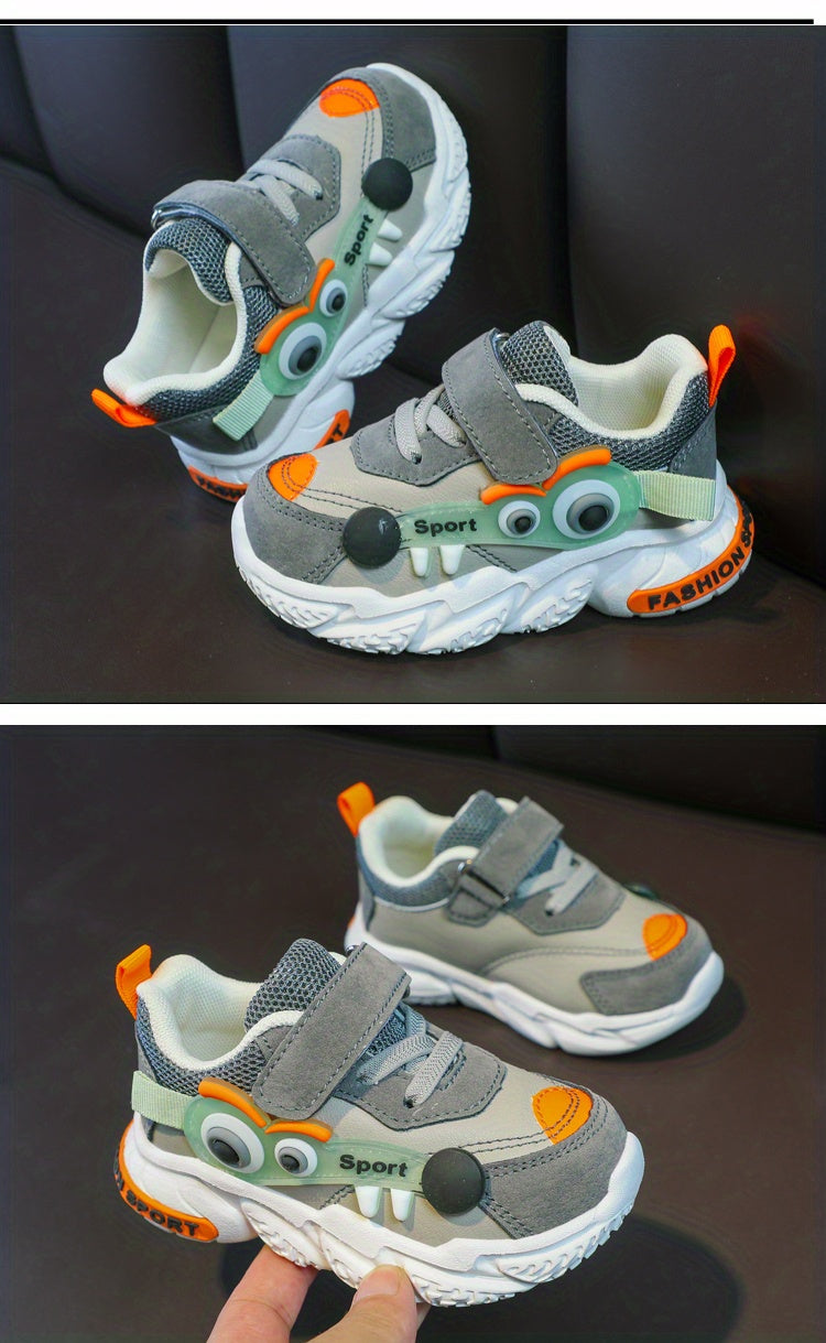 Cute And Comfy Boys' Sneakers - Breathable, Shock Absorbing, Non-Slip Outdoor Shoes - NEXTRENDBAHRAIN