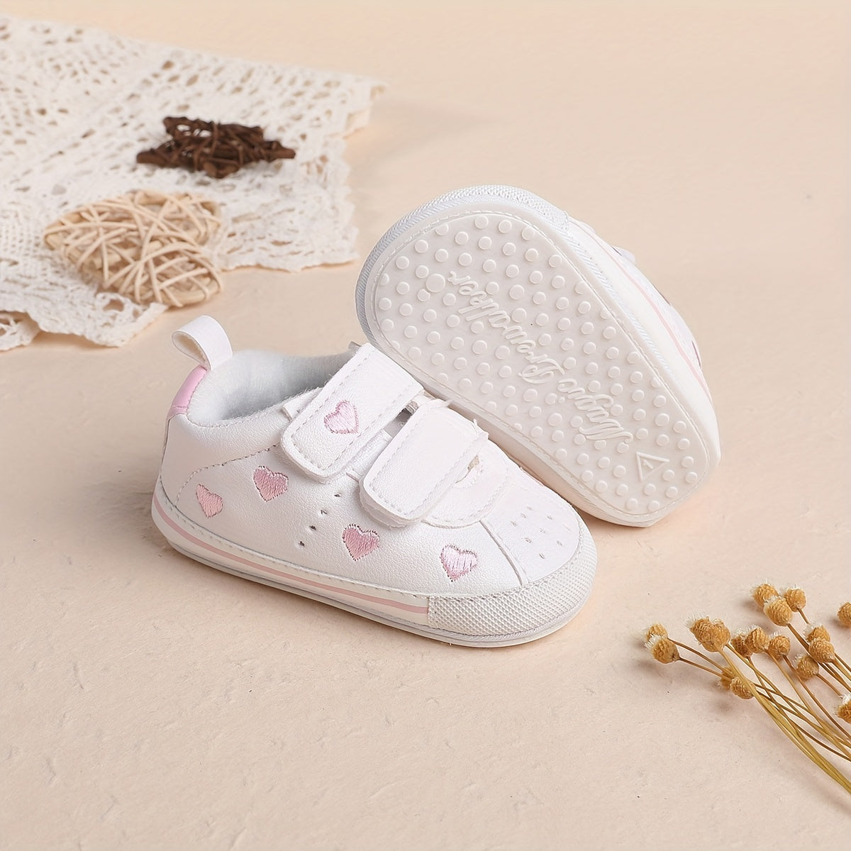 Cute Comfortable Sneakers For Baby Girls, Lightweight Non Slip Shoes For Indoor Outdoor Walking, Spring And Autumn - NEXTRENDBAHRAIN