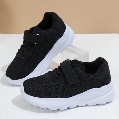 Casual Comfortable Solid Color Low Top Mesh Sneakers For Boys, Breathable Non-slip Running Shoes For All Seasons - NEXTRENDBAHRAIN