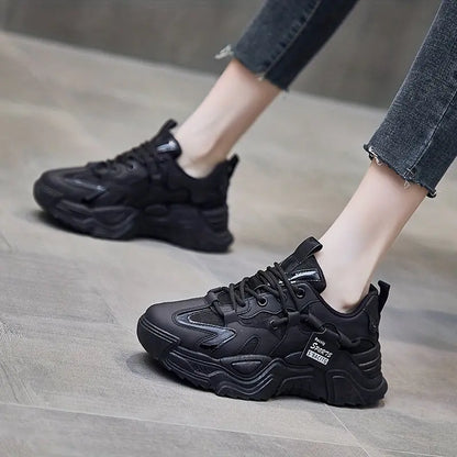 Trendy Platform Shoes, Casual Outdoor Anti-skid Walking Sneakers - NEXTRENDBAHRAIN