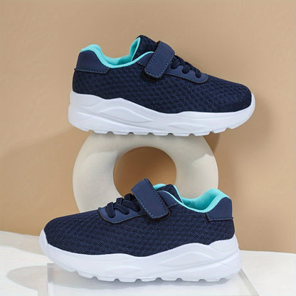 Casual Comfortable Solid Color Low Top Mesh Sneakers For Boys, Breathable Non-slip Running Shoes For All Seasons - NEXTRENDBAHRAIN