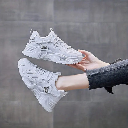 Trendy Platform Shoes, Casual Outdoor Anti-skid Walking Sneakers - NEXTRENDBAHRAIN