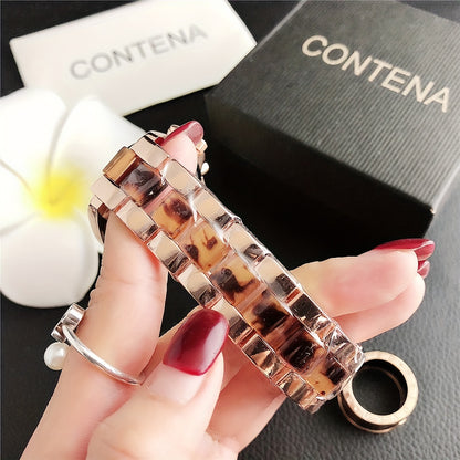 1pc Matching Contena Luxury Rose Golden Quartz Watches, Women's Fashion Wristwatch Set With Roman Numerals, Elegant Female Timepieces For Daily Life And Travel (Watch Only) - NEXTRENDBAHRAIN