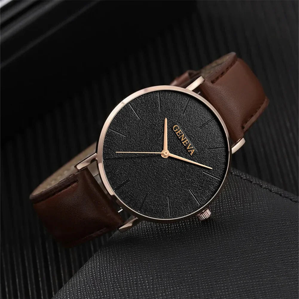 4pcs Men Watch Set Fashion Casual Business Quartz Watch Fashion Casual Bracelet Watch Set Men Sports Trend Wristwatches Relogios - NEXTRENDBAHRAIN