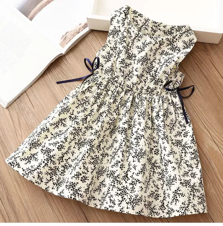 2024 Summer 3 4 5 6 8 10 12 Years Children's Elegant Princess Cotton Cute Full Floral Print Sundress Tank Kids Baby Girls Dress - NEXTRENDBAHRAIN