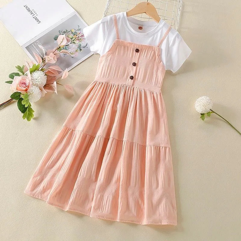 Baby Girls Dress 2024 Summer New Fashion Elegant Princess Dresses For Girls Birthday Gift Children Clothing 4 5 6 7 8 9 10 Years - NEXTRENDBAHRAIN