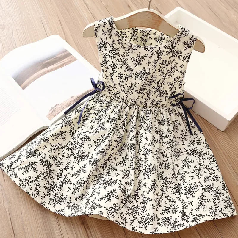 2024 Summer 3 4 5 6 8 10 12 Years Children's Elegant Princess Cotton Cute Full Floral Print Sundress Tank Kids Baby Girls Dress - NEXTRENDBAHRAIN