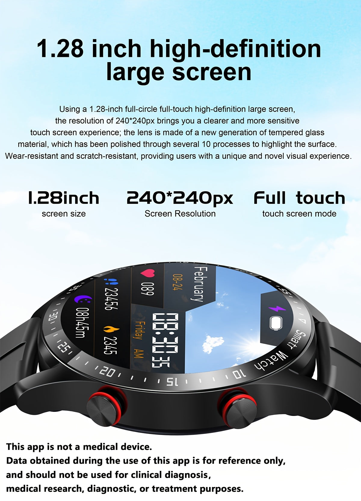 2023 New Wireless Call Smartwatch Men's Sports Fitness Men's Smartwatch For iPhone/Android NEXTRENDBAHRAIN