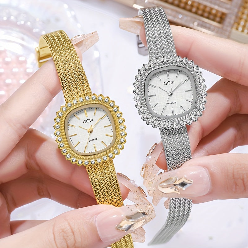 Gadi Vintage Wheat Ear Watch Small Golden Quartz Watch Luxurious Retro Ladies Watch Ideal Choice For Gifts Gifts For Eid - NEXTRENDBAHRAIN