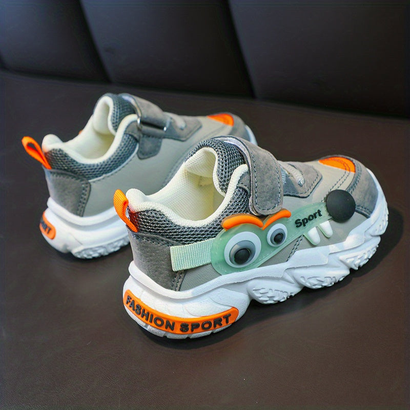 Cute And Comfy Boys' Sneakers - Breathable, Shock Absorbing, Non-Slip Outdoor Shoes - NEXTRENDBAHRAIN