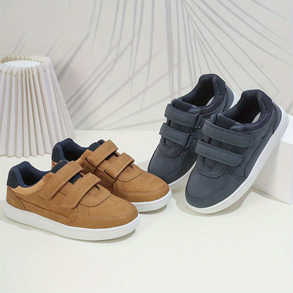 Casual Comfortable Low Top Sneakers For Boys, Lightweight Non-slip Skateboard Shoes For All Seasons - NEXTRENDBAHRAIN