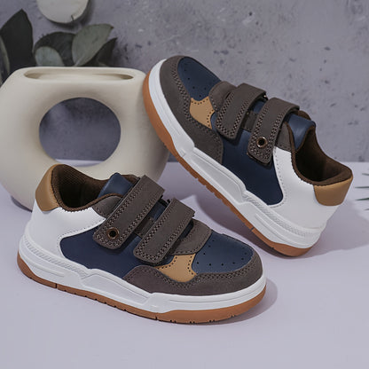 Casual Comfortable Low Top Sneakers For Boys, Wear-resistant Breathable Skateboard Shoes For All Seasons - NEXTRENDBAHRAIN