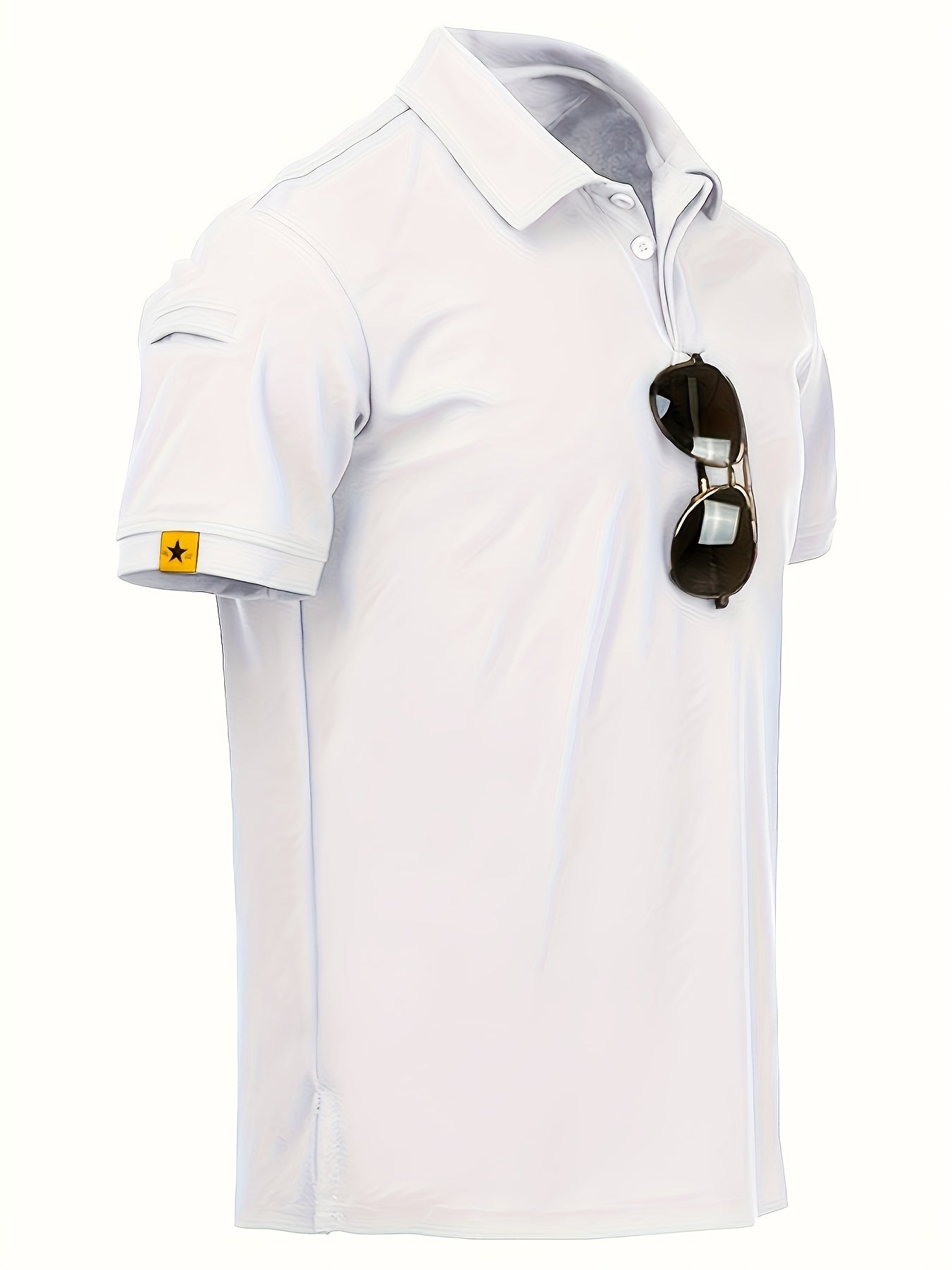 Casual Stretch Men's Breathable Sports Short Sleeve Lapel Shirt, Golf And Tennis, Summer Outdoor NEXTRENDBAHRAIN