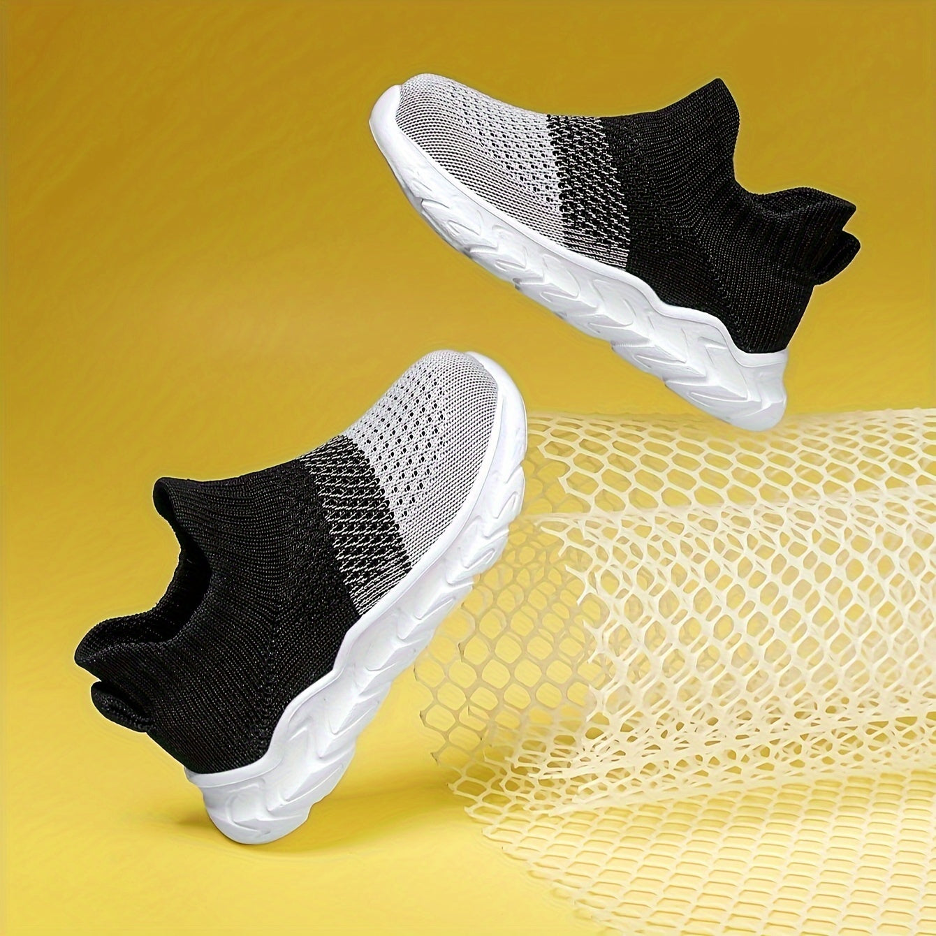 Casual Comfortable Slip On Woven Shoes For Baby Boys, Breathable Lightweight Non-slip Walking Shoes For All Seasons - NEXTRENDBAHRAIN