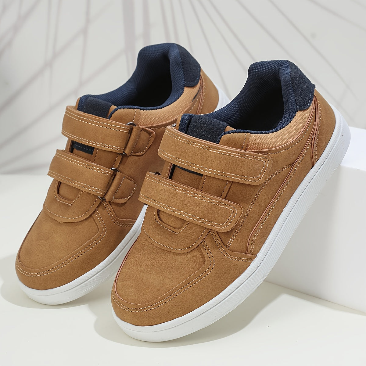 Casual Comfortable Low Top Sneakers For Boys, Lightweight Non-slip Skateboard Shoes For All Seasons - NEXTRENDBAHRAIN