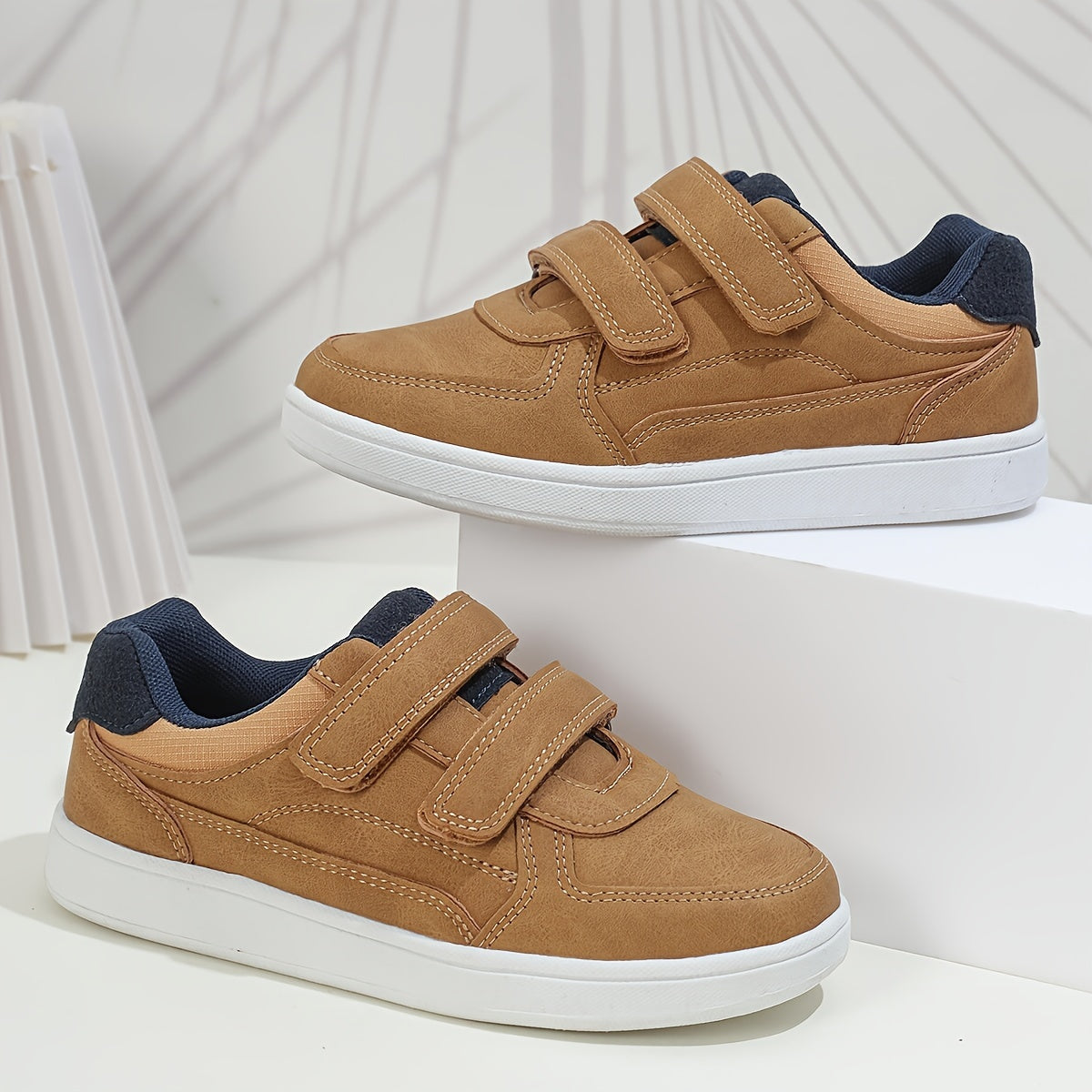 Casual Comfortable Low Top Sneakers For Boys, Lightweight Non-slip Skateboard Shoes For All Seasons - NEXTRENDBAHRAIN