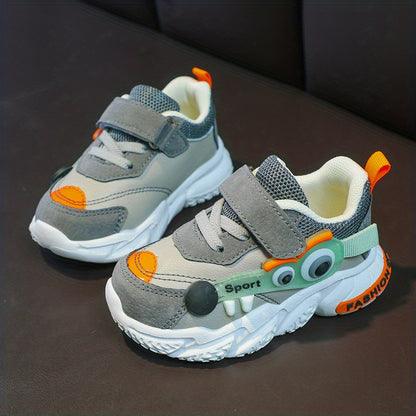 Cute And Comfy Boys' Sneakers - Breathable, Shock Absorbing, Non-Slip Outdoor Shoes - NEXTRENDBAHRAIN