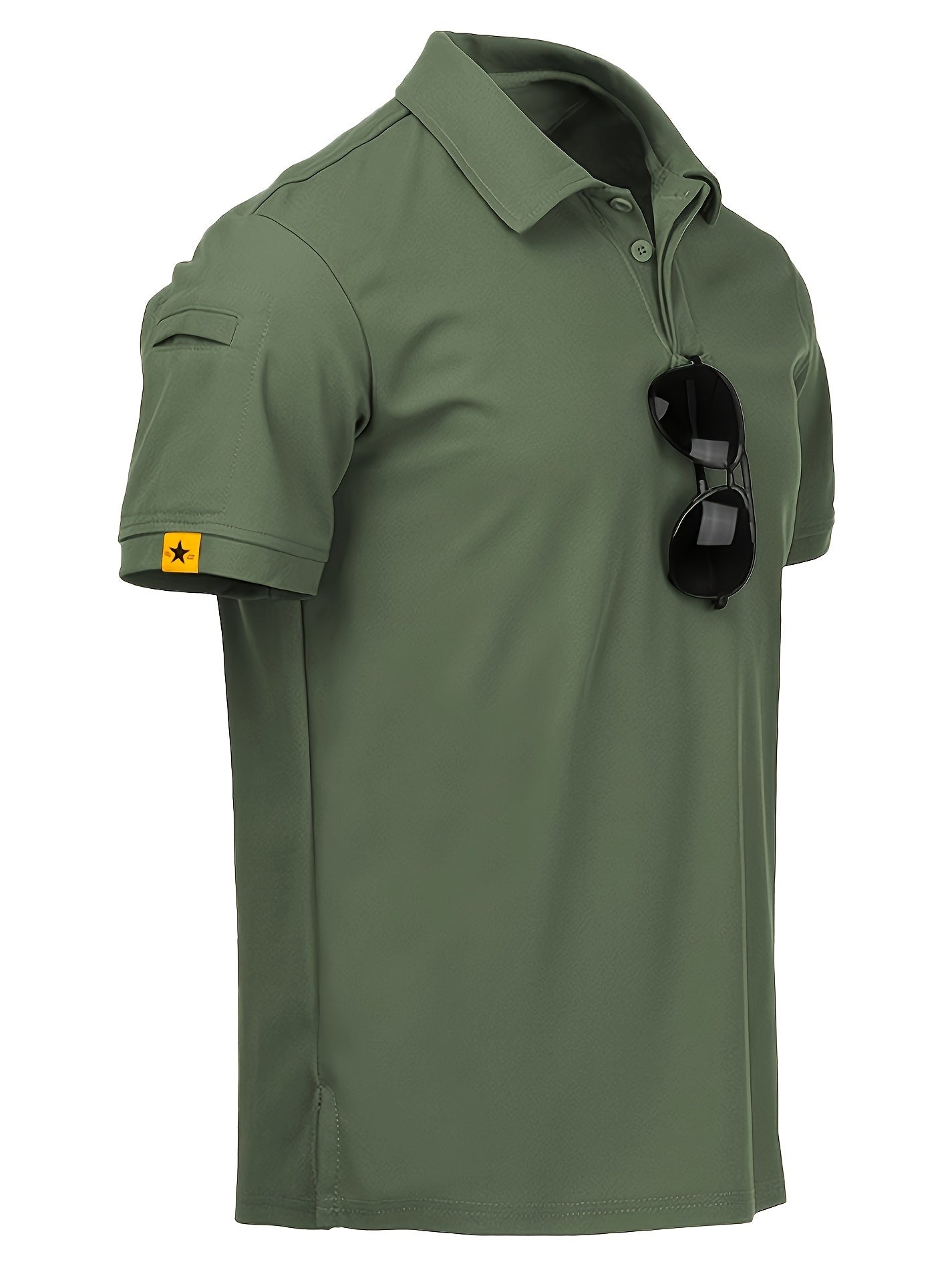 Casual Stretch Men's Breathable Sports Short Sleeve Lapel Shirt, Golf And Tennis, Summer Outdoor NEXTRENDBAHRAIN