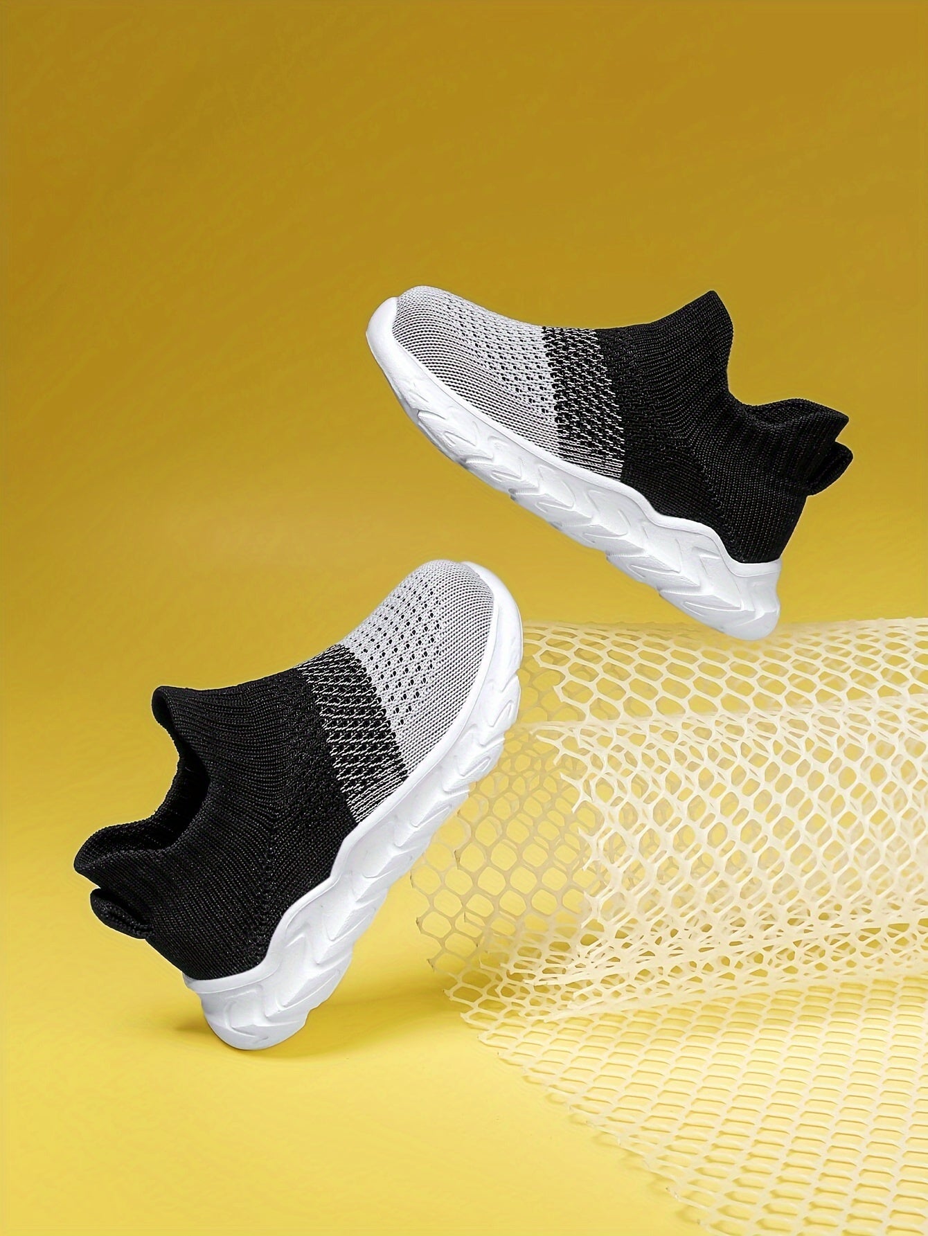 Casual Comfortable Slip On Woven Shoes For Baby Boys, Breathable Lightweight Non-slip Walking Shoes For All Seasons - NEXTRENDBAHRAIN