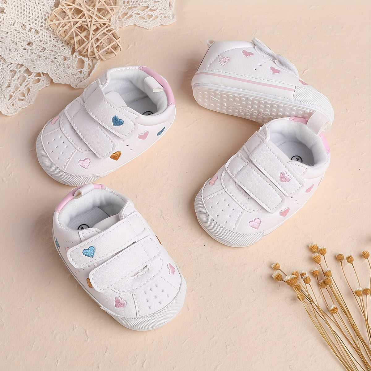 Cute Comfortable Sneakers For Baby Girls, Lightweight Non Slip Shoes For Indoor Outdoor Walking, Spring And Autumn - NEXTRENDBAHRAIN