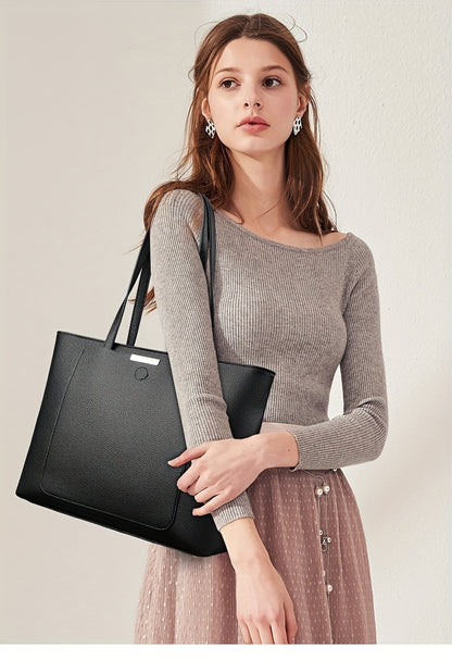 1pc Trendy Large Capacity Crossbody Bag, Business Shoulder Bag - NEXTRENDBAHRAIN